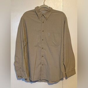 Columbia Men’s Button Up Long Sleeve Shirt, Large